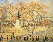 Camille Pissarro The statue of the morning sun oil painting artist